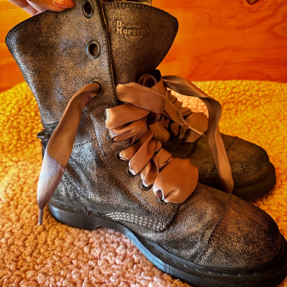 Dr. Martens Metallic Boots